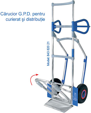 Carucior GPD pentru curierat si distributie